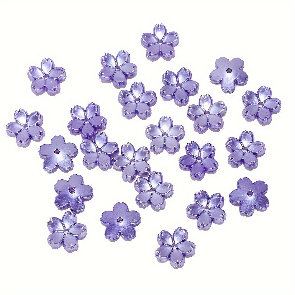 Pentagram Acrylic Round Spacer Beads