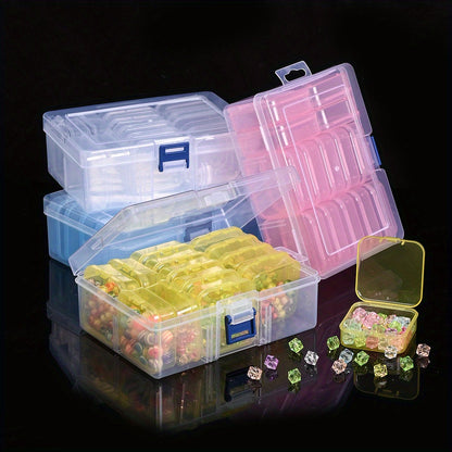 14pcs/box Transparent Plastic Storage Boxes