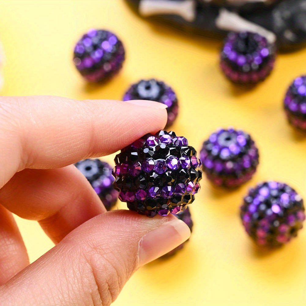 20mm Halloween Rhinestone Ball Beads