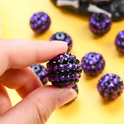 20mm Halloween Rhinestone Ball Beads