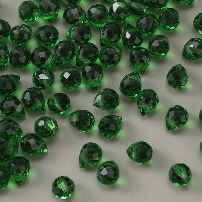 8x10mm Strawberry Water Drop Glass Beads