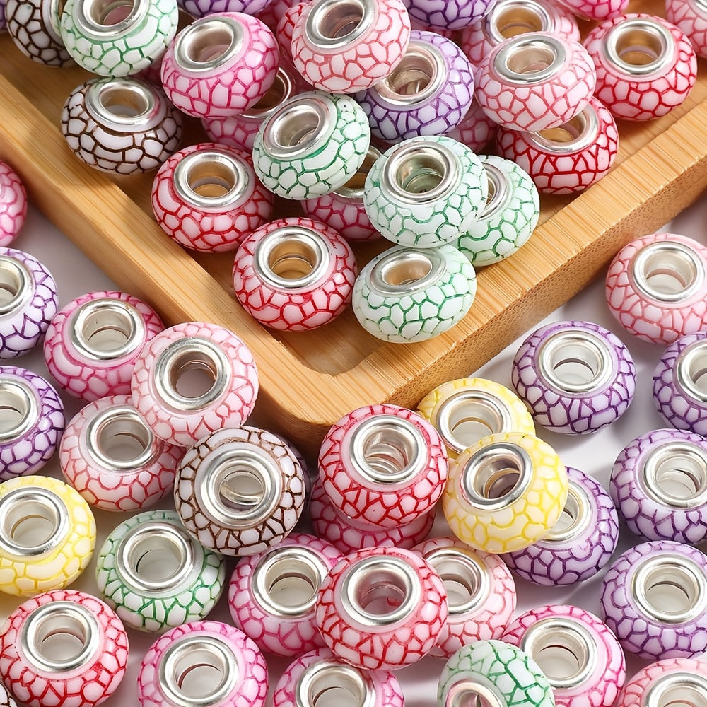 Frosted Horizontal Hole Rabbit Acrylic Beads