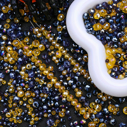 Halloween Faceted Transparent Acrylic Beads