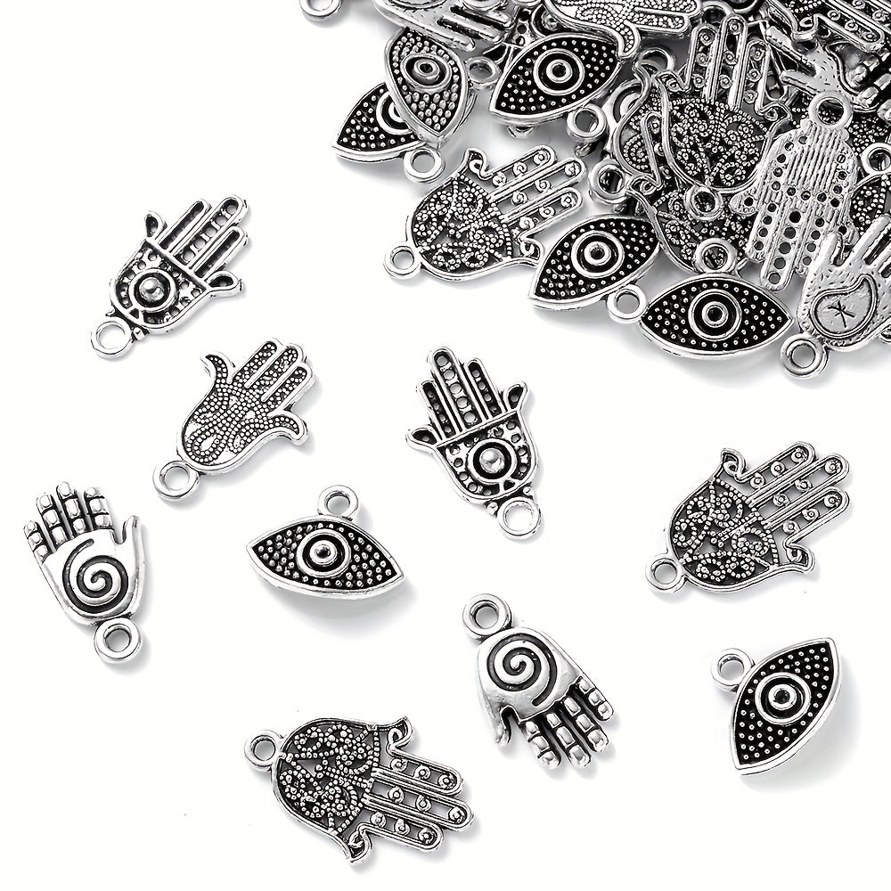 Vintage Evil Eye Metal Charms