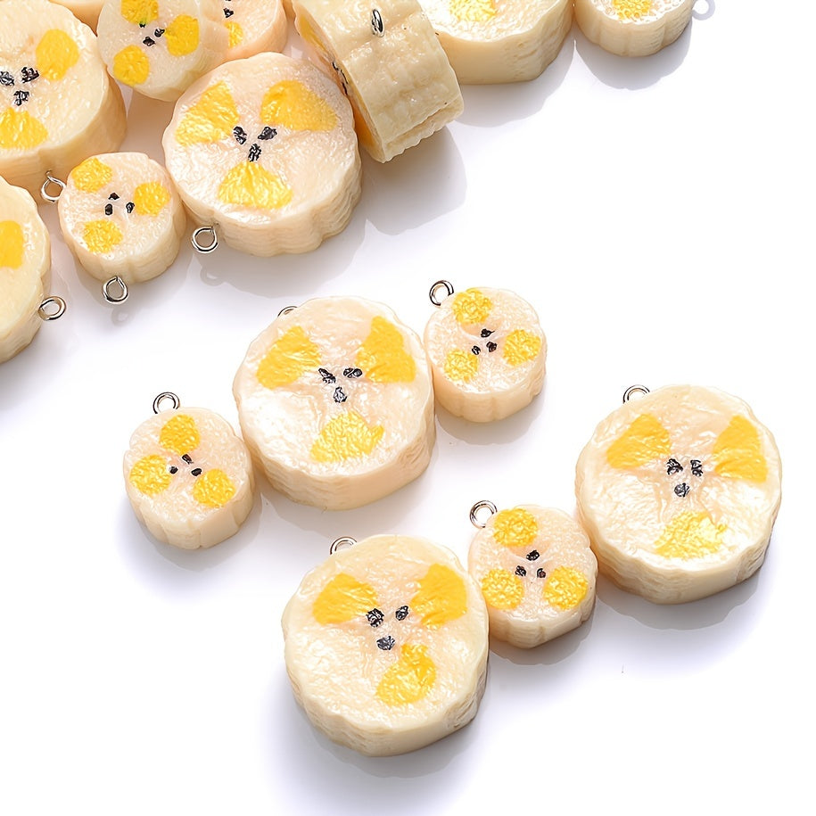 Banana Resin Pendant Charms