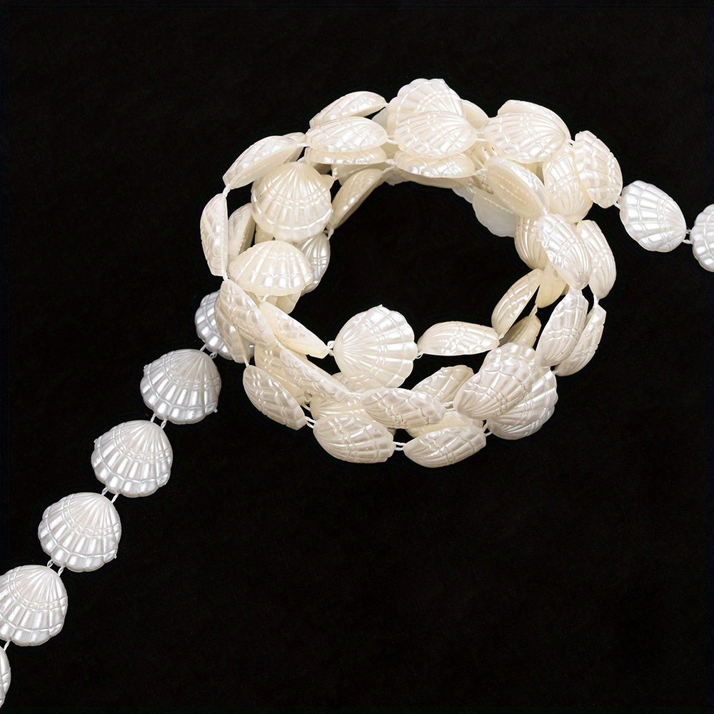 2M Faux Pearl Shell Garland Strand