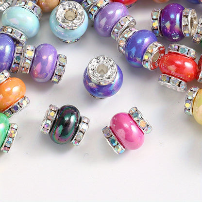 Double Sunflower Assorted Colors Flatback Beads