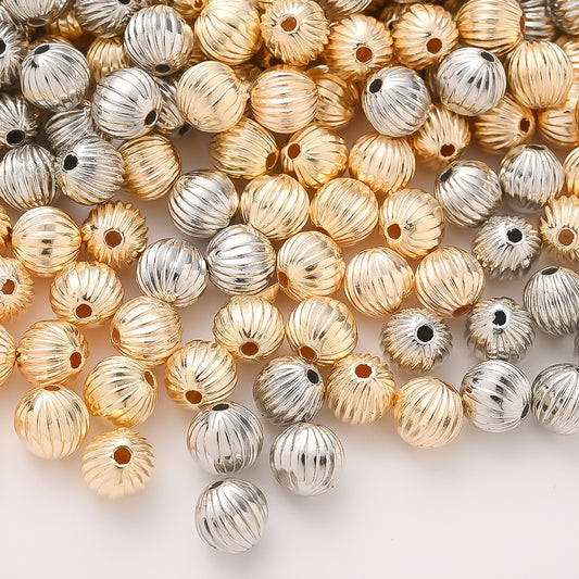 Vintage CCB Pumpkin Beads