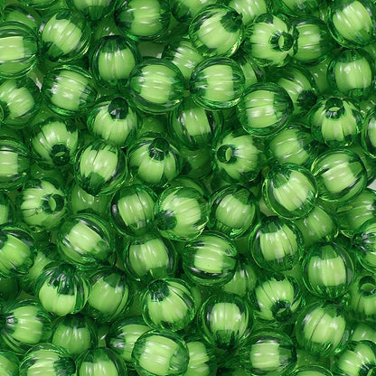 8/10mm Acrylic Pumpkin Beads