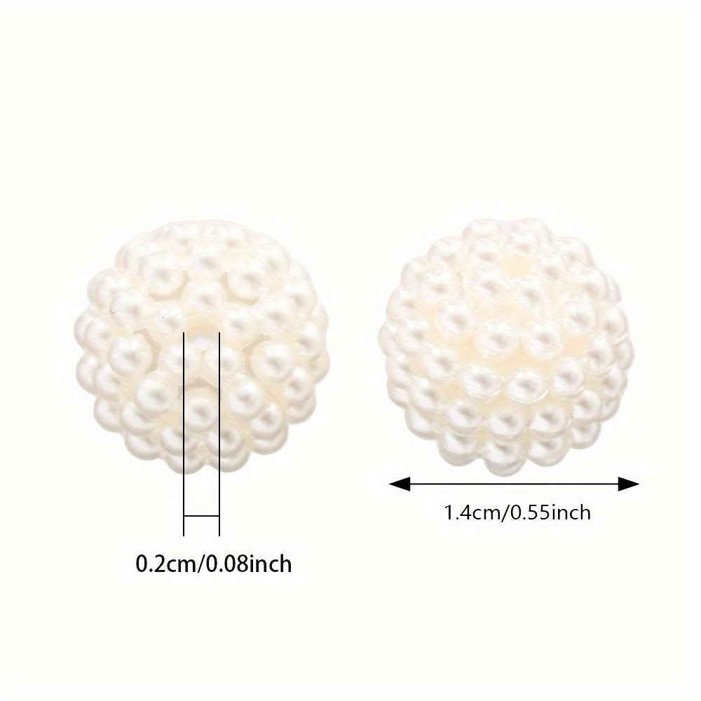 20-Piece AB Shiny Tulip Flower Leaf Acrylic Beads