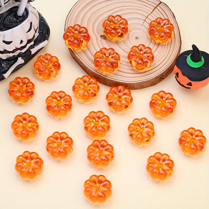 23mm 2D Pumpkin Acrylic Beads