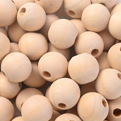 10/200pcs 16mm Cat Print Wooden Beads