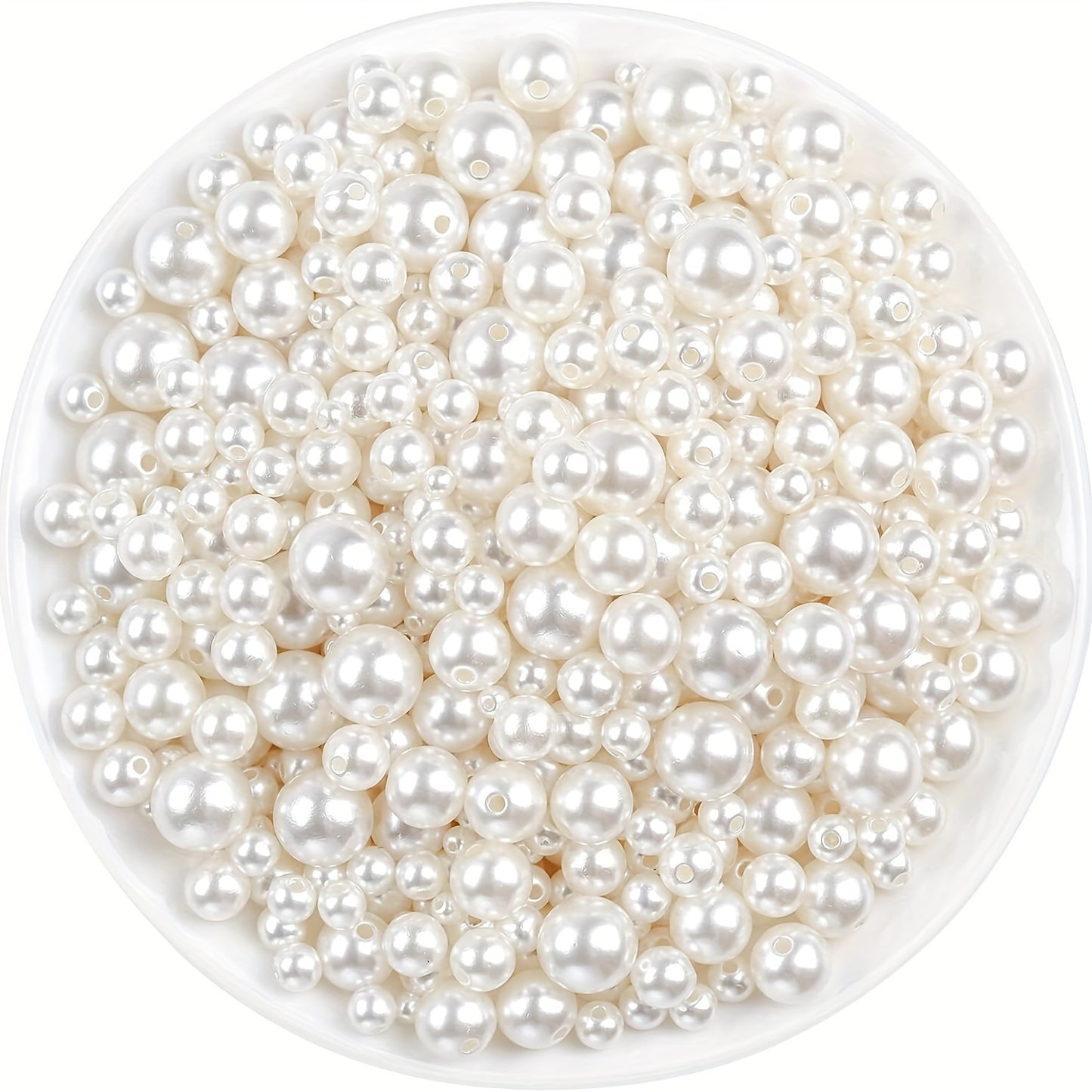 Imitation Pearl Loose Spacer Beads