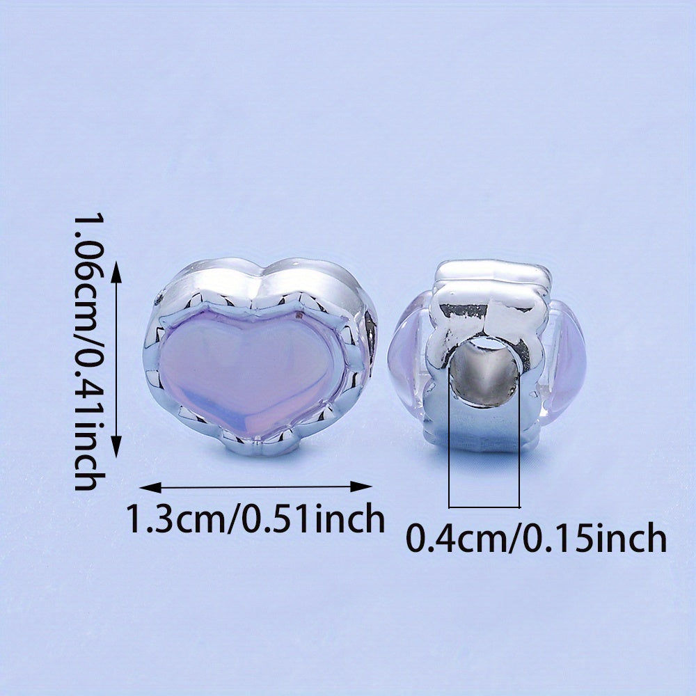 10pcs/set Mermaid Color CCB Beads