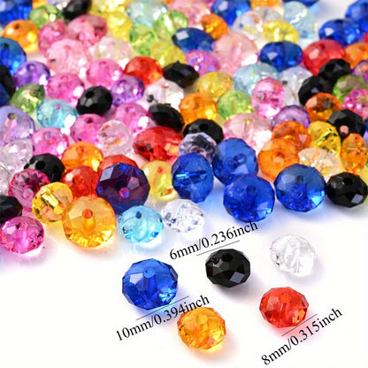 3x6mm Mini Clear Gradient Lily of the Valley Wind Chime Spacer Beads Assortment