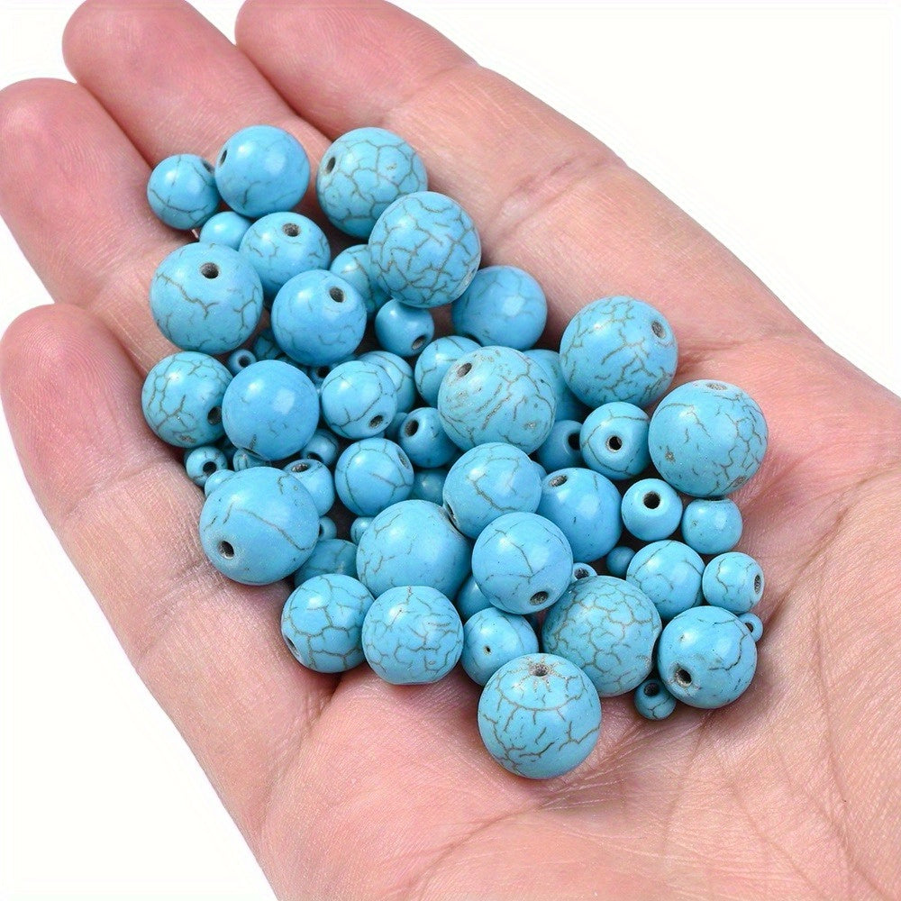 Round Turquoise Stone Beads
