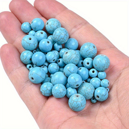 Round Turquoise Stone Beads