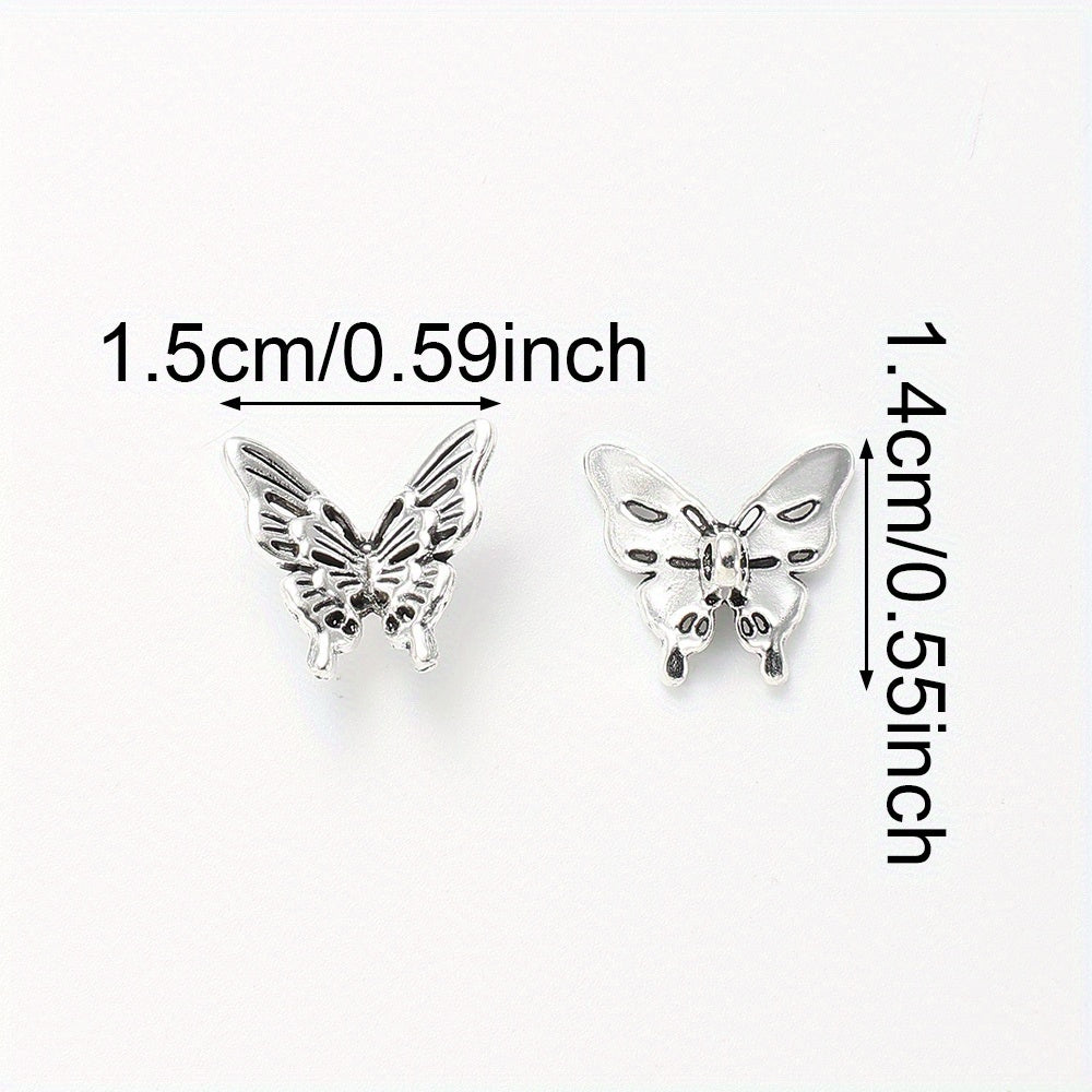 20pcs 14x15mm Alloy Butterfly Spacer Beads