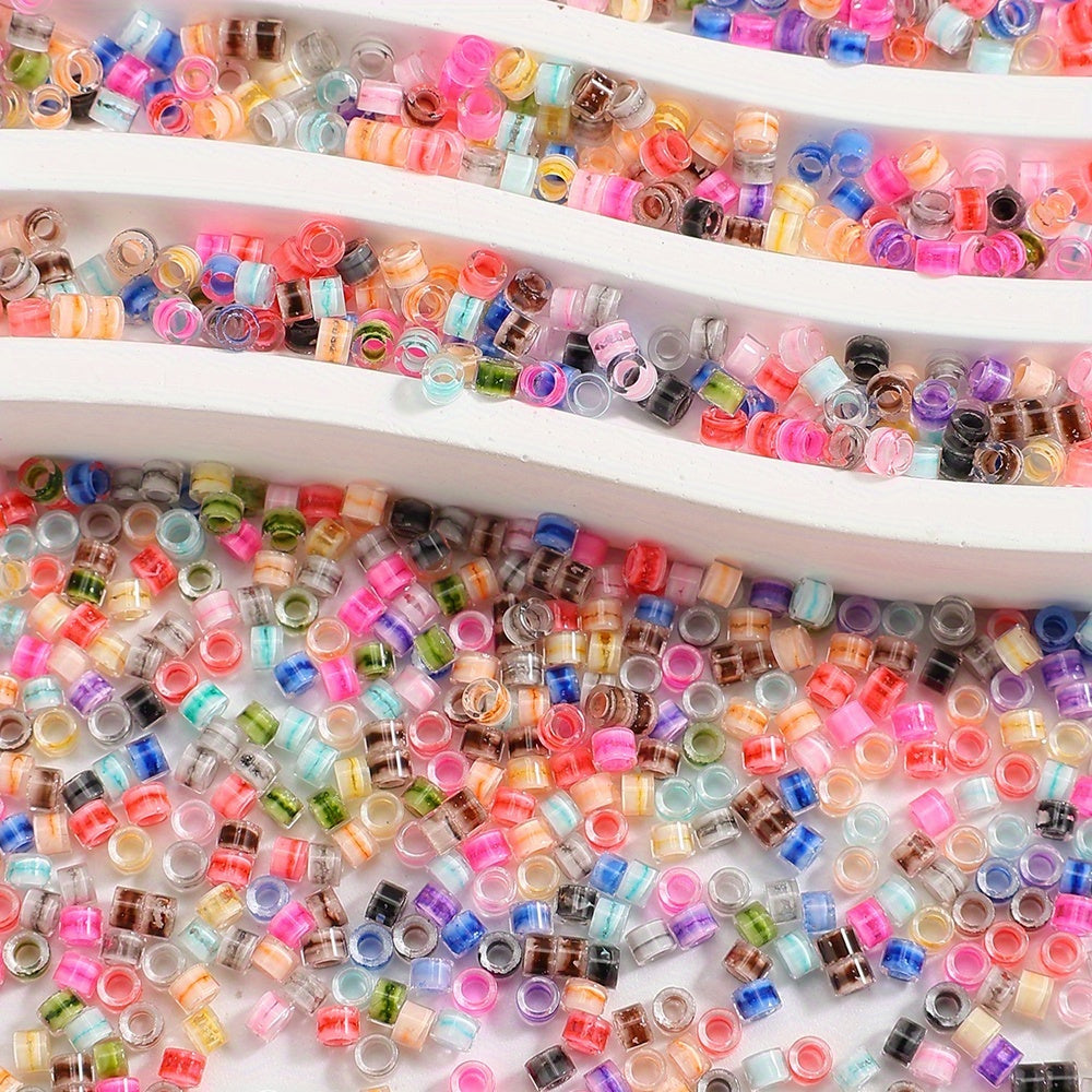 Christmas Mix Acrylic Spacer Beads