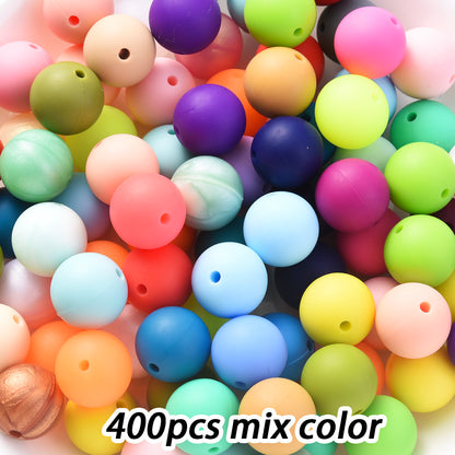 6/8/10mm White Clear Cat Eye Stone Round Spacer Beads