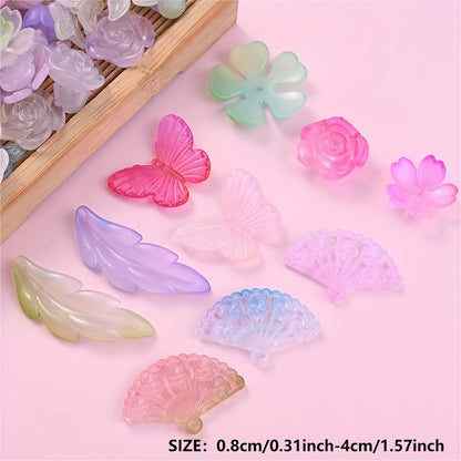 Multicolor Mix Style Pony Acrylic Beads