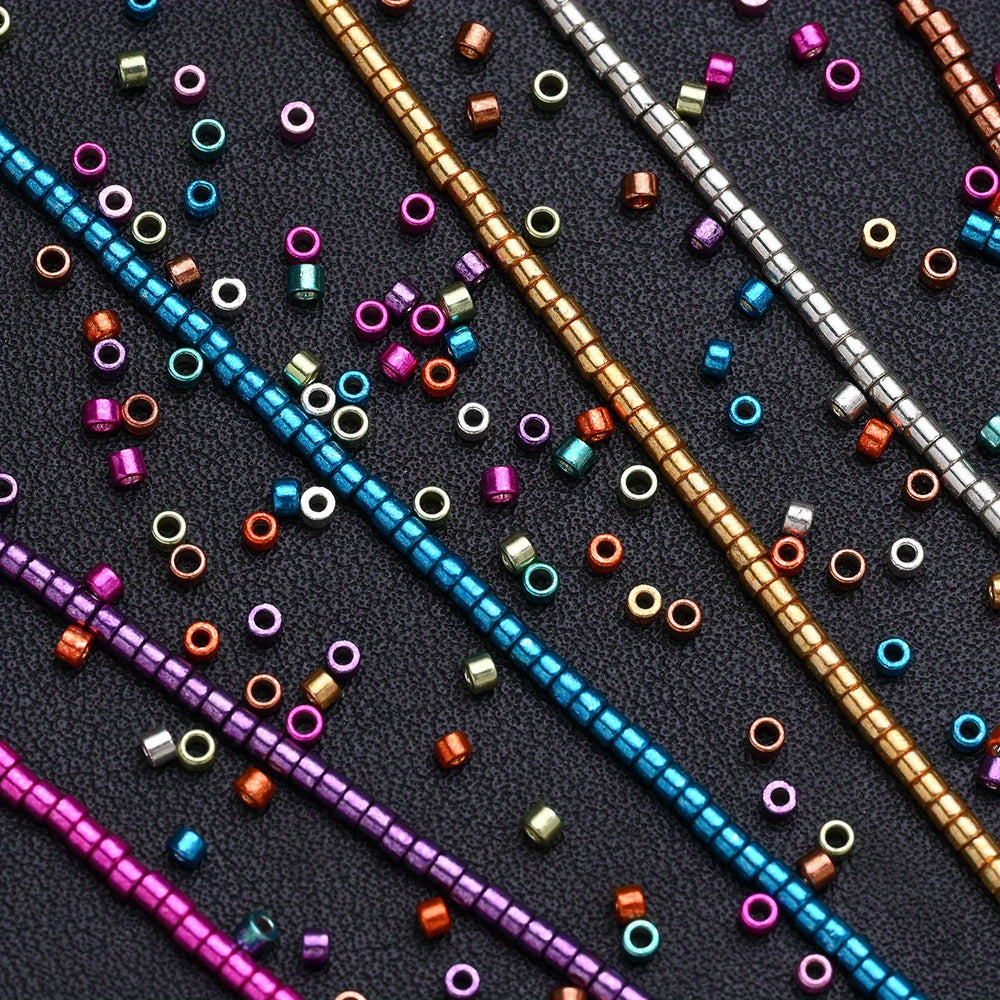 1000pcs 2mm Antique Color Glass Rice Beads