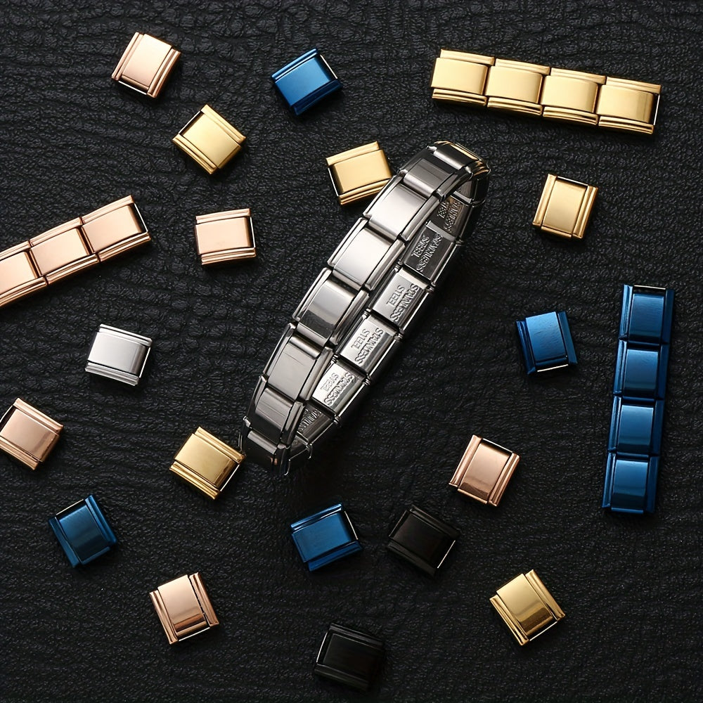 8x33mm Colored Fine Flash Bend Curve Tube Acrylic Beads