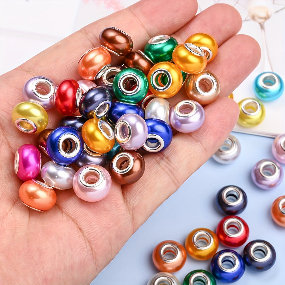 Acrylic Flat Round Gradient Beads