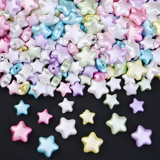 Macaron Matte Heart Spacer Beads