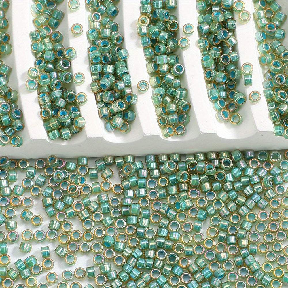 2.5mm Antique Golden Glass Rice Beads