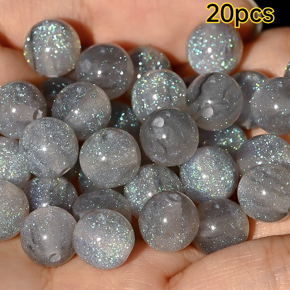 Starry Sky Glitter Beads