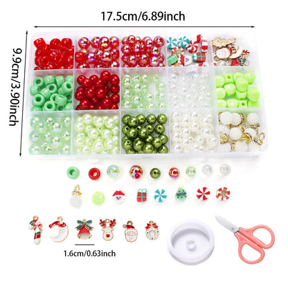 15-Grid Christmas DIY Jewelry Making Kit