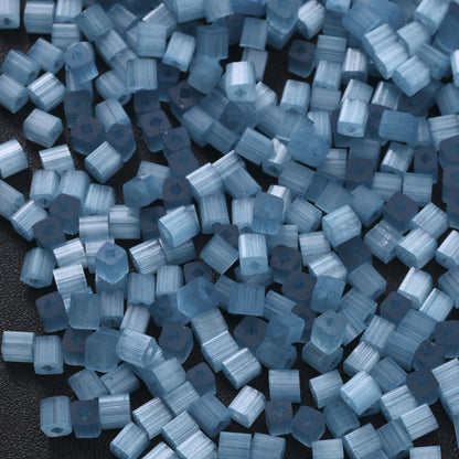 200Pcs Square Glass Beads For Jewelry Making 4MM Seed Beads & Beads Assortments DIY Handmade Bracelet Necklace Crafts Accessories