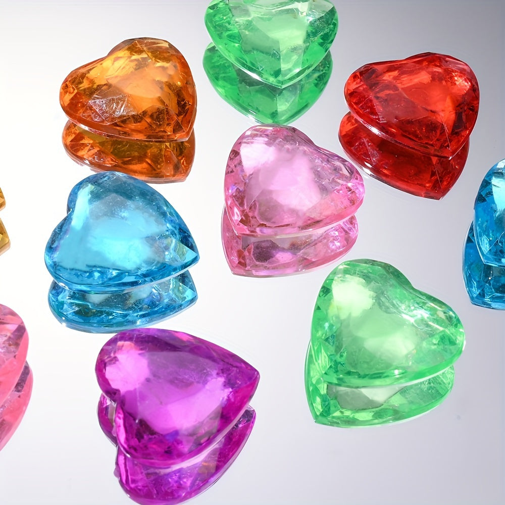 Colorful Five Petal Flower Acrylic Spacer Beads