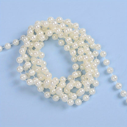 Ivory White Imitation Pearl Round Beads