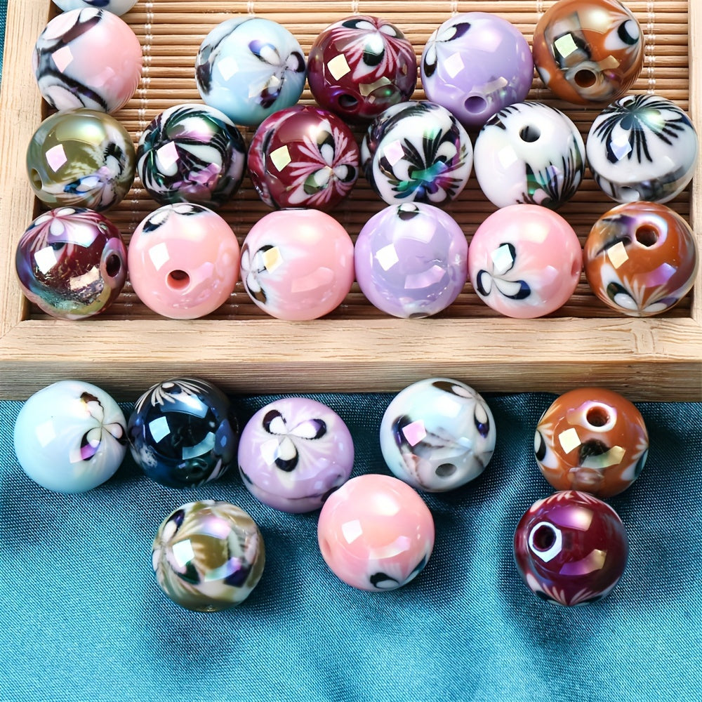 10-Piece Halloween Rustic Farmhouse Round Wood Spacer Beads Set