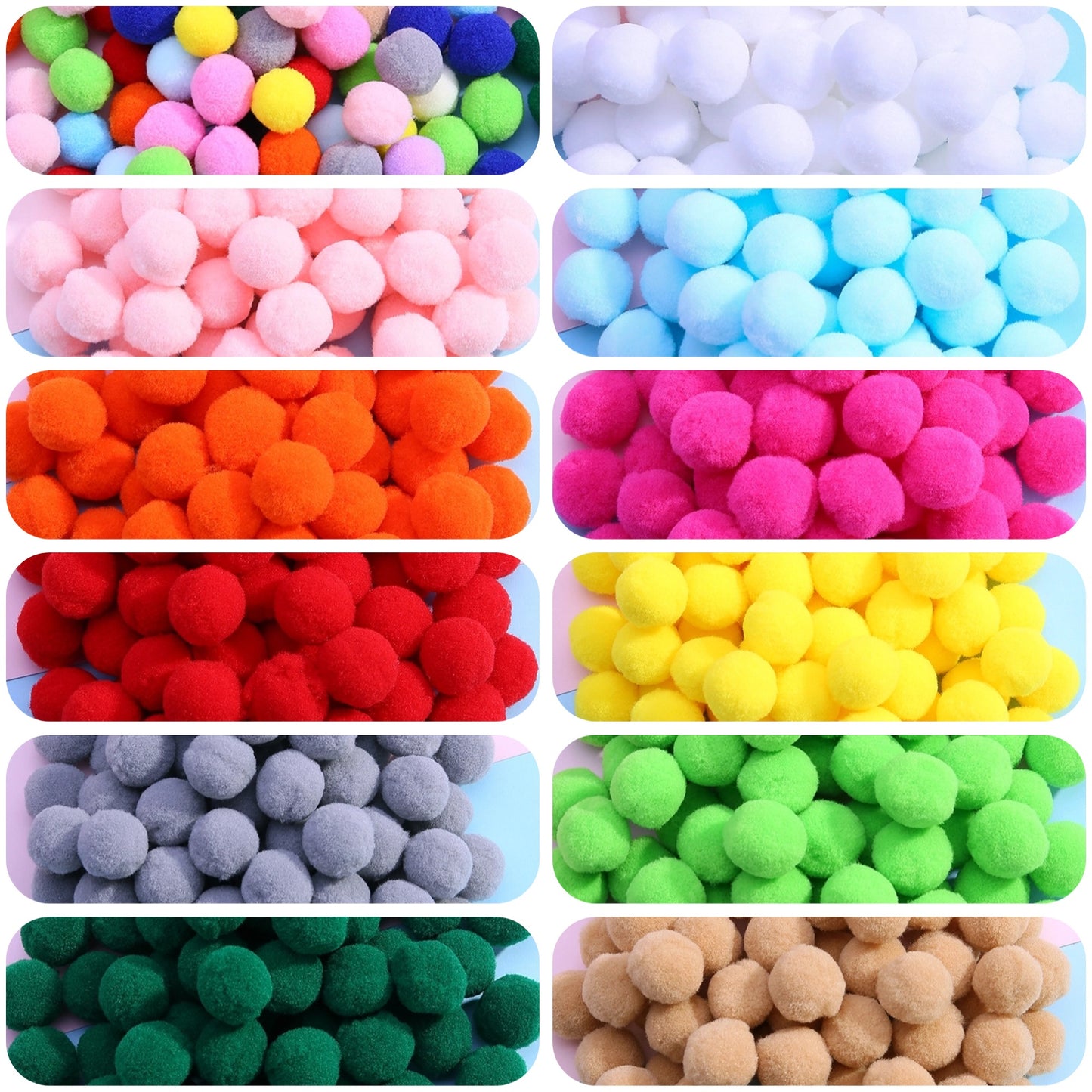 Macaron Frosted Christmas Mixed Color Acrylic Spacer Beads