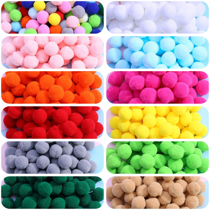 Macaron Frosted Christmas Mixed Color Acrylic Spacer Beads