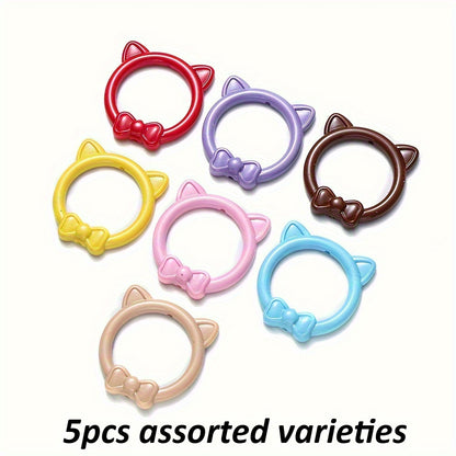 Golden Line Cat Eye Resin Round Spacer Beads