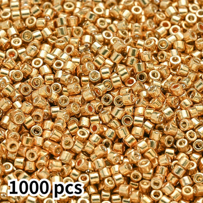 1000pcs 2mm Antique Color Glass Rice Beads