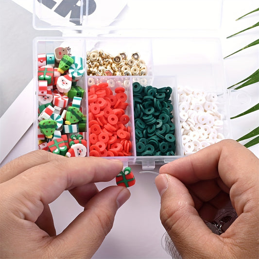 815pcs Christmas Clay Beads Set
