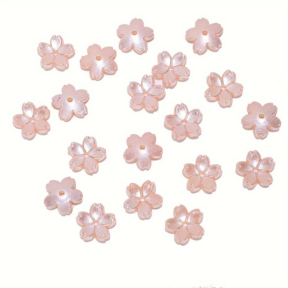 Pentagram Acrylic Round Spacer Beads