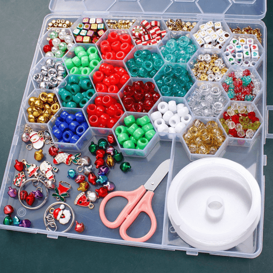 30-Grid Christmas DIY Jewelry Making Kit