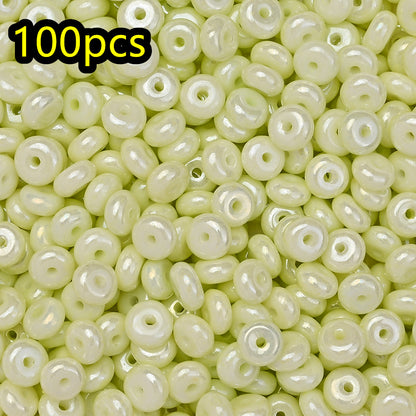 Golden Gradient Abacus Beads