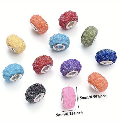 9×15mm Rose Flower Acrylic Beads