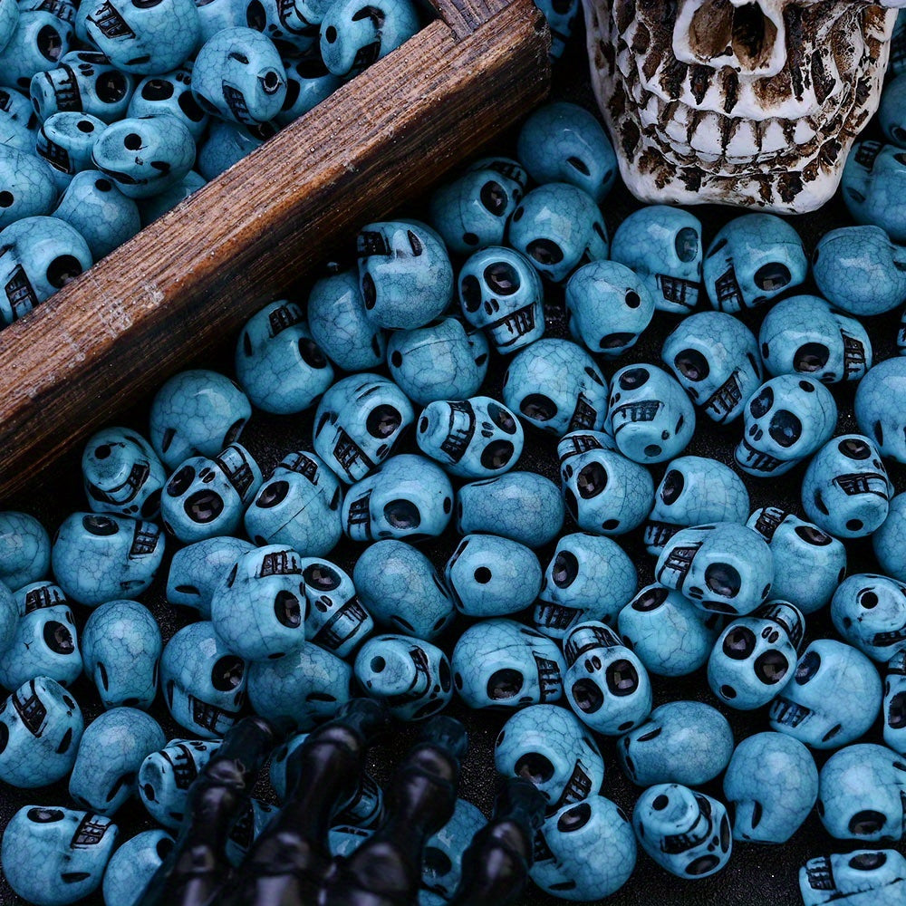 11x13mm Halloween Skull Acrylic Beads