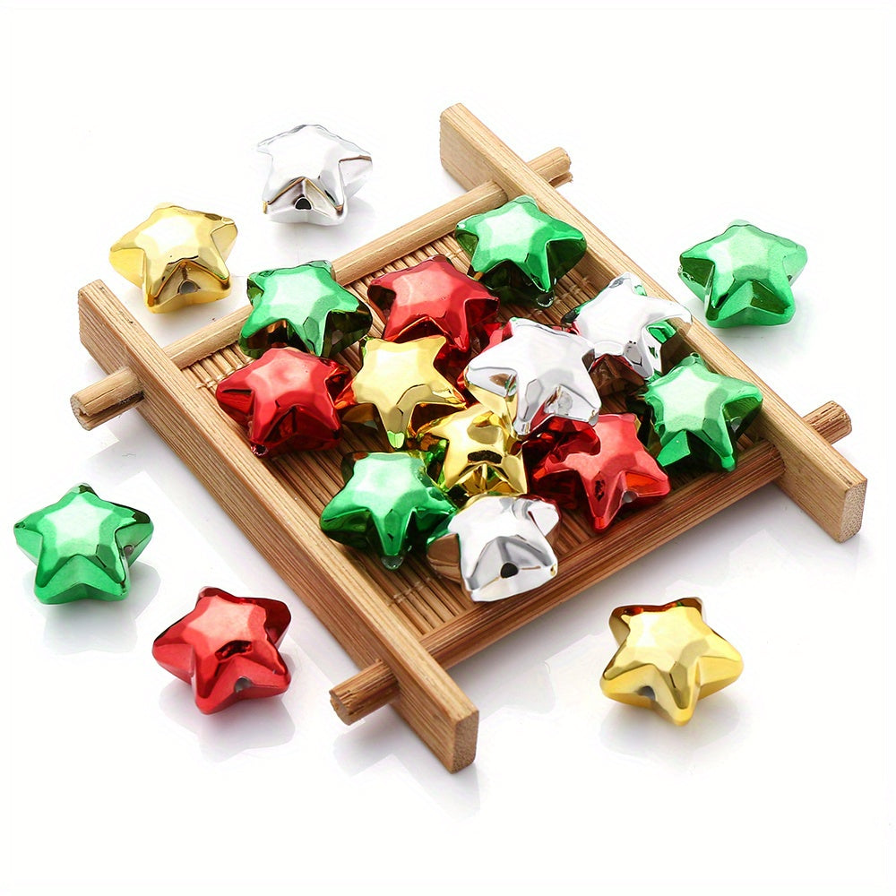 18x19mm Christmas Star Acrylic Beads