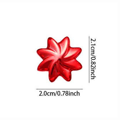 20x21mm Tornado-Shaped Acrylic Beads