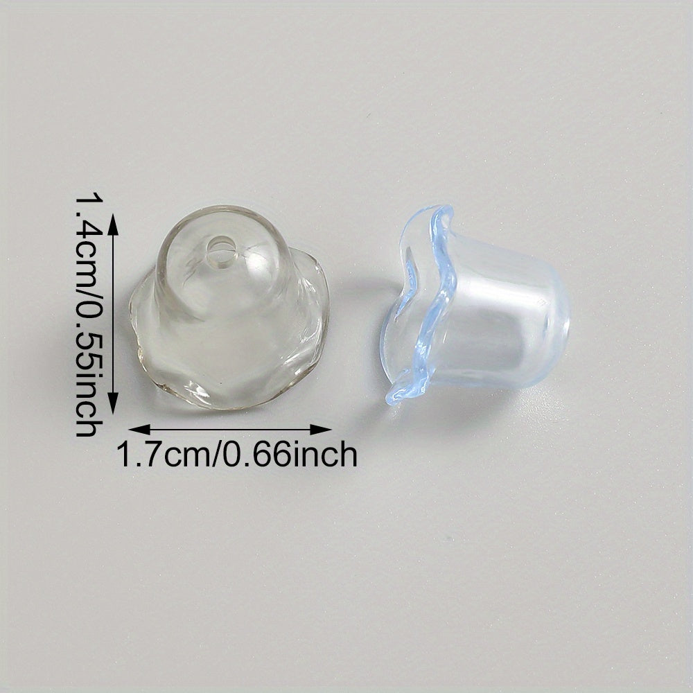 14x17mm Acrylic Lace Wind Chime Beads