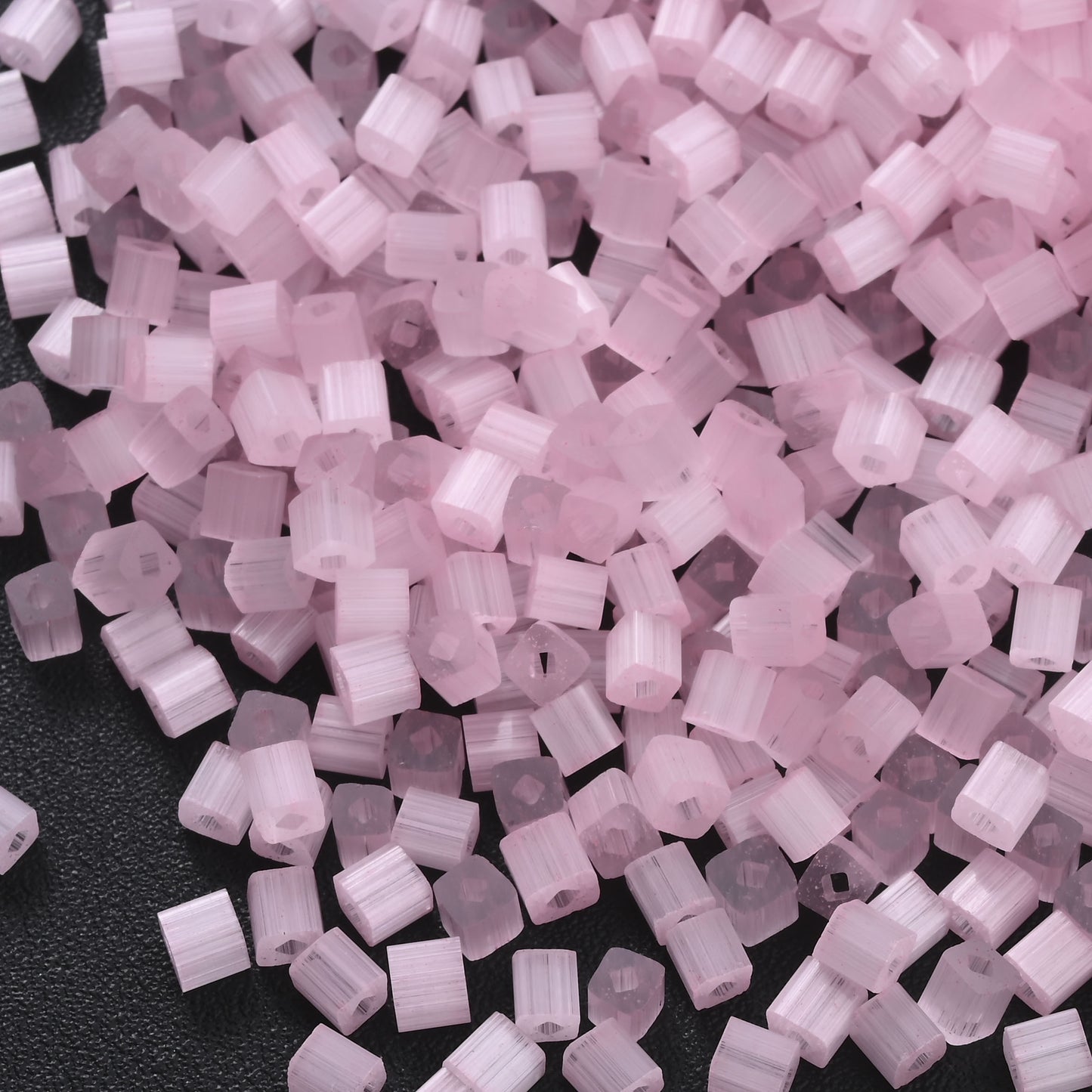200Pcs Square Glass Beads For Jewelry Making 4MM Seed Beads & Beads Assortments DIY Handmade Bracelet Necklace Crafts Accessories